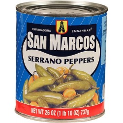 Serrano Peppers San Marcos 26 Ounces
