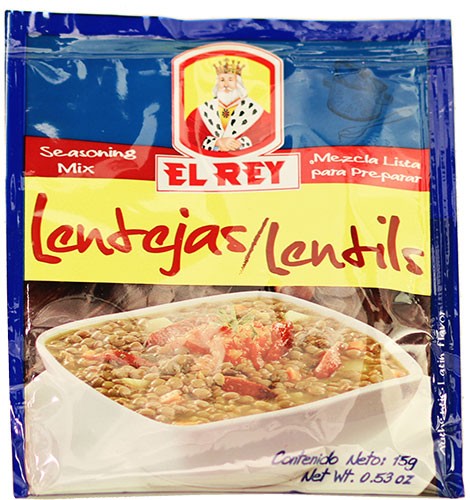 El Rey Lentejas Sasonador El Rey 20 Gramos