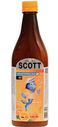 Emulsion Naranja Scott 14.4 Onzas