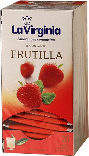 Te Frutilla La Virginia 20 Bags