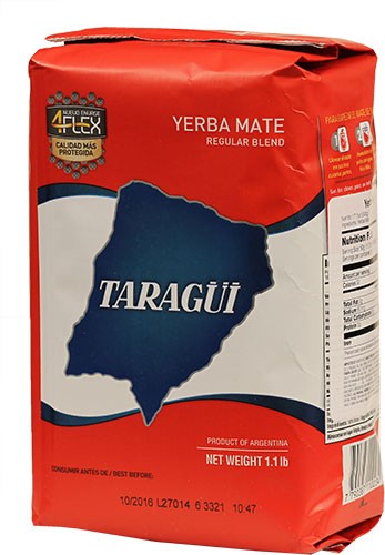 Yerba Mate  Taragui con palo 500 Gramos