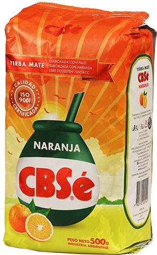 Yerba Mate Cbse Naranja  500 Gr