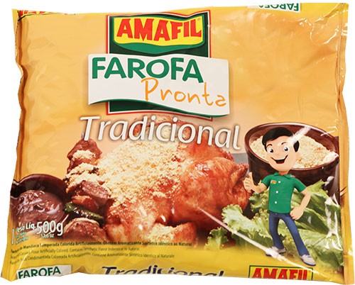 Farofa Pronta Tradicional 500 Gr