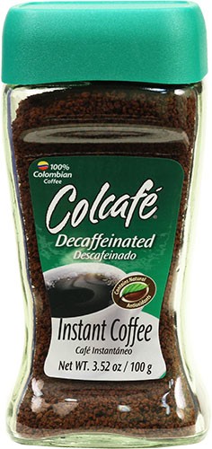 Colcafe Instantaneo Descafeinado 3.52 Onzas