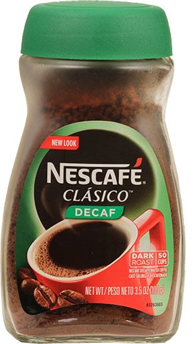 Nescafe Clasico Descafeinado 3.5 Oz