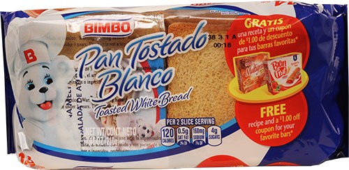 Pan Tostado Bimbo 7.4 Oz