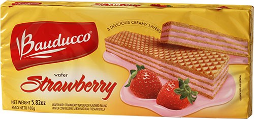 Wafer Strawberry  Bauducco 5.82 Oz
