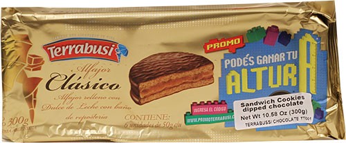 Alfajores Terrabusi Clasicos Chocolate 10.58 Oz