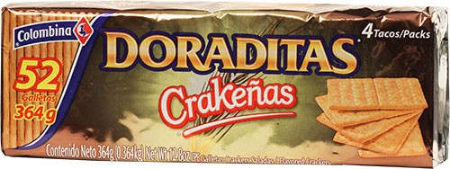 Galleta Doraditas Crakeñas  Colombina 300 Gr