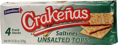 Galletas Crakeñas Sin Sal  Colombina 300 Gr