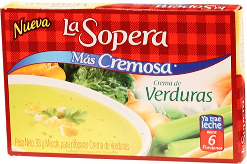 Crema De Verduras La Sopera 93 Gr