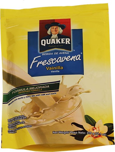 Vanilla Frescavena Quaker 11.1 Ounces