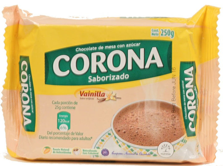 Chocolate Corona Vainilla 8.8 Ounces