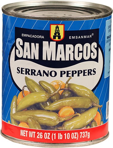 Serrano Peppers San Marcos 26 Ounces