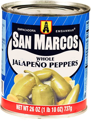Whole Jalapenos San Marcos 26 Ounces