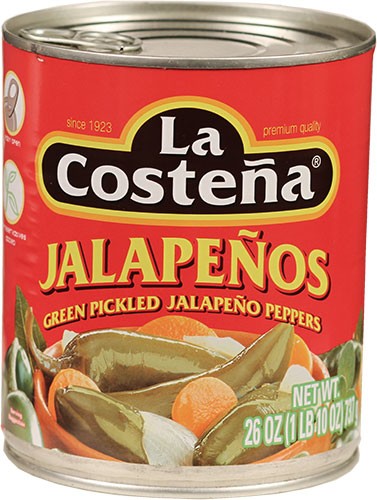Pickled Jalapeños La Costeña 26 Ounces