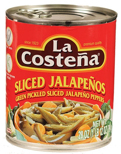 Pickled Sliced Jalapeño La Costeña 28 Oz
