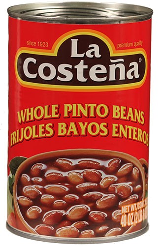Whole Pinto Beans La Costeña 40 Oz