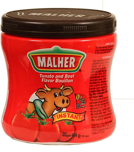 Tomato and Beef Boulion Malher 16 Ounces