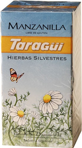 Te Manzanilla Taragui 25 Saquitos