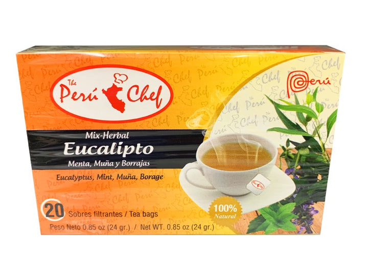 Eucalipto, Menta,Muña y Borrajas Té 20 Bags