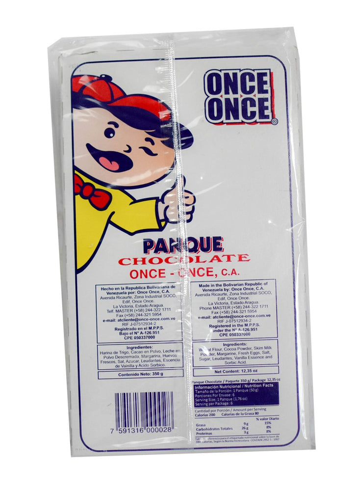 Panque11 11 CHOCOLATE 350g