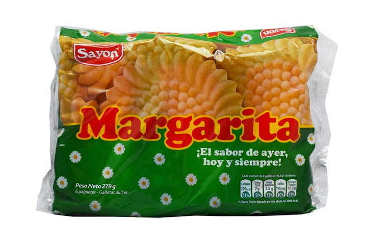 Margarita Galletas Dulces Sayon  6 x 55 Gr