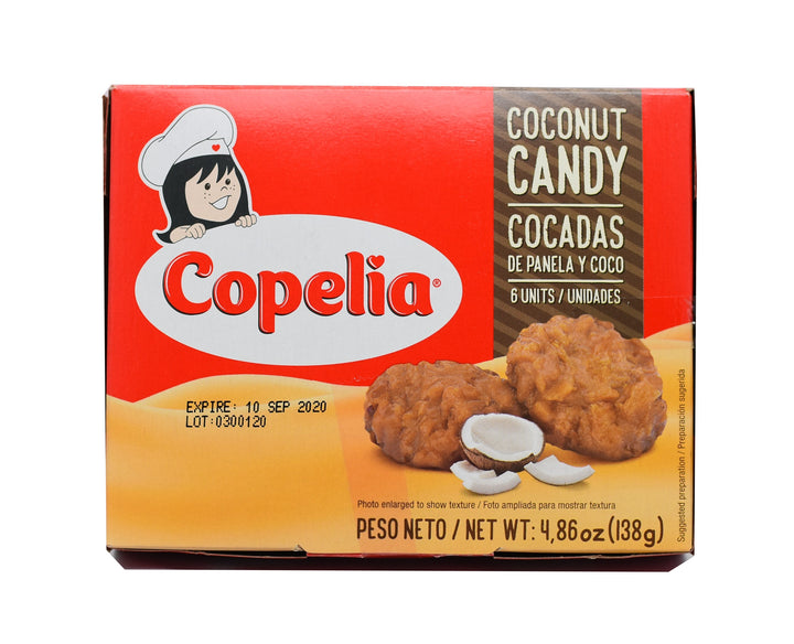 Cocadas de Panela y Coco COPELIA X 6 138g.