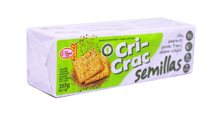 Galletas Cri-Crac Semillas - El Trigal 183 Gr.