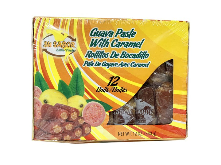 Rollitos de GUYABA CON AREQUIPE SU SABOR 12 Oz