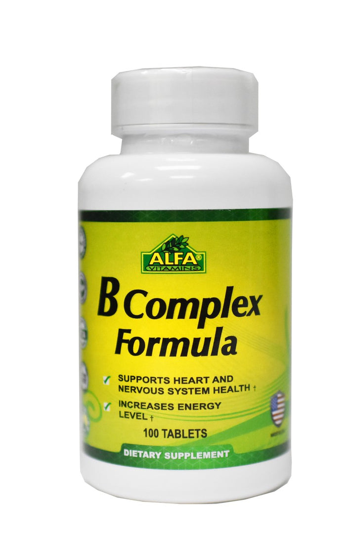 Complejo B  Vitaminas ALFA 100 CAPSULAS