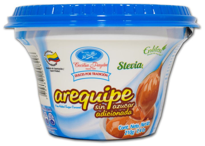 AREQUIPE  0 %  Azucar  210g  Dulces del Valle