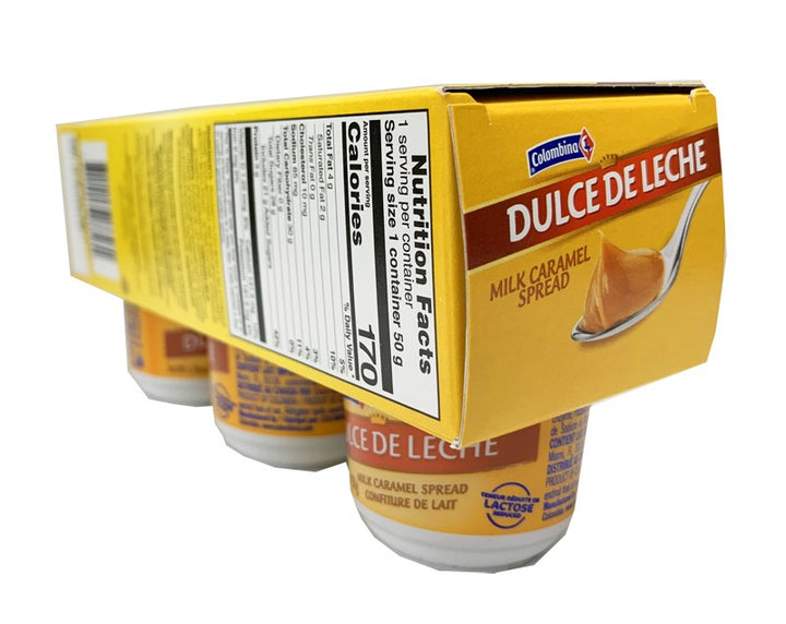Dulce de Leche COLOMBINA  6u-1.76oz.