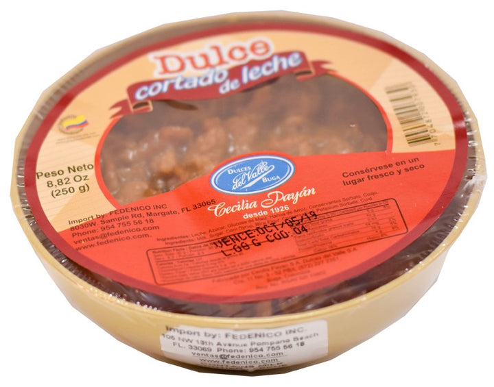 Dulce Cortado de Leche, 450g. Dulces del Valle