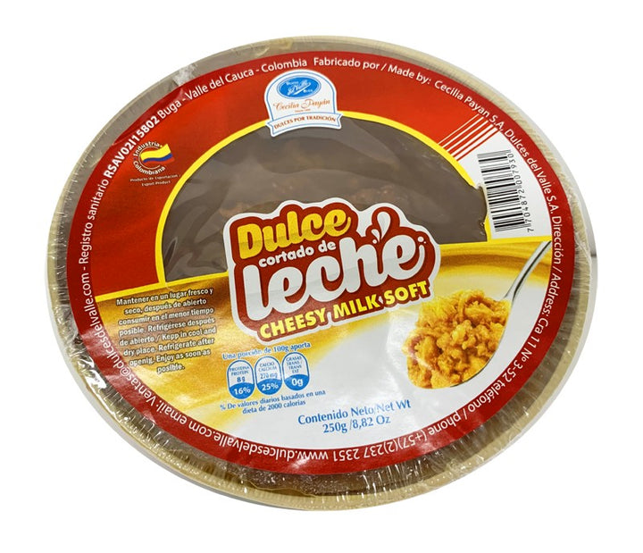 Dulce Cortado de Leche, 250g. Dulces del Valle