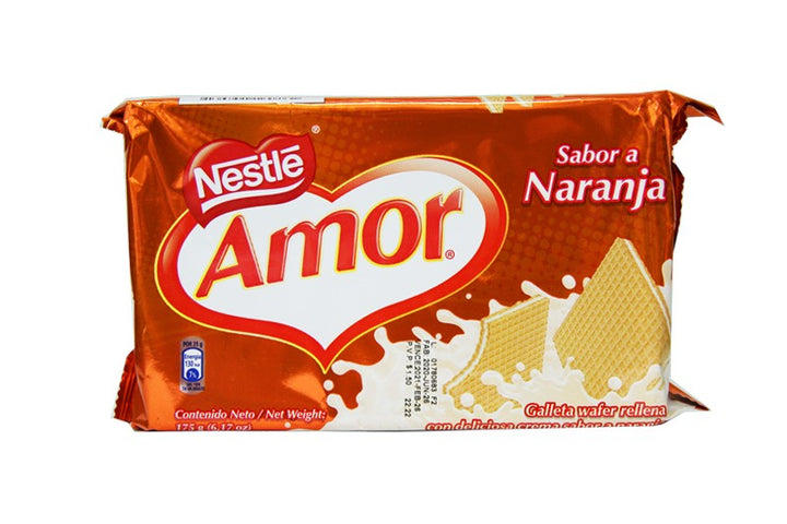 Galleta AMOR Sabor a Naranja NESTLE  6.17 Oz