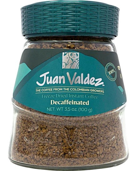 Café Juan Valdez Descafeinado Granulado 3.5oz,100gr