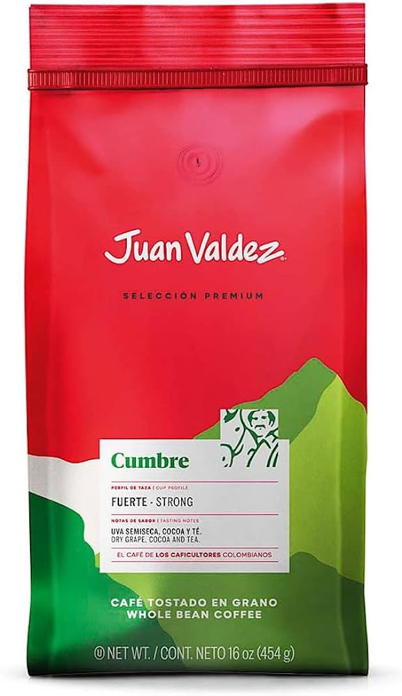 Café  Juan Valdez  Cumbre12 oz, 340 gr.