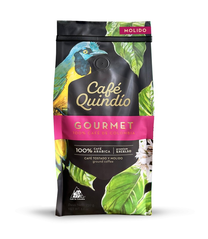 Café Quindio Gourmet  8.8 oz, 250 gr.