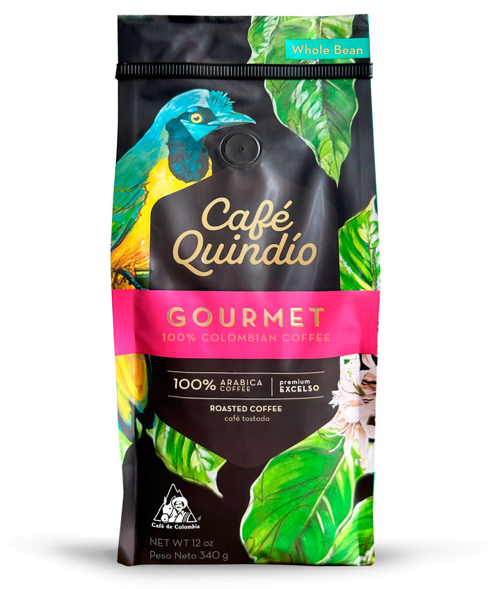 Café  Quindio  Grano Entero Gourmet 12 oz, 340 gr.