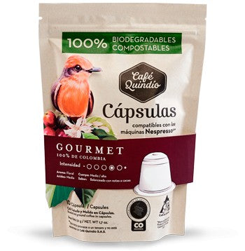 Café Quindio Gourmet,  10 Capsulas