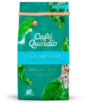Café Quindio Descafeinado  12 oz, 340 gr.