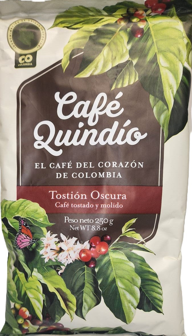 Café  Quindio  Tostion Oscura 8.8 oz, 250 gr.