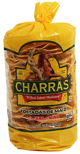 Tostadas Natural Charras 14 Oz