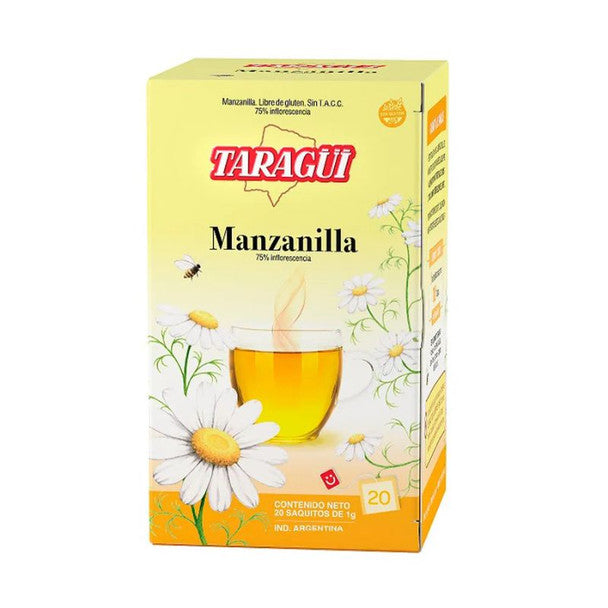 Te Manzanilla Taragui 20 Saquitos